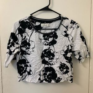 Abercrombie & Fitch floral crop top